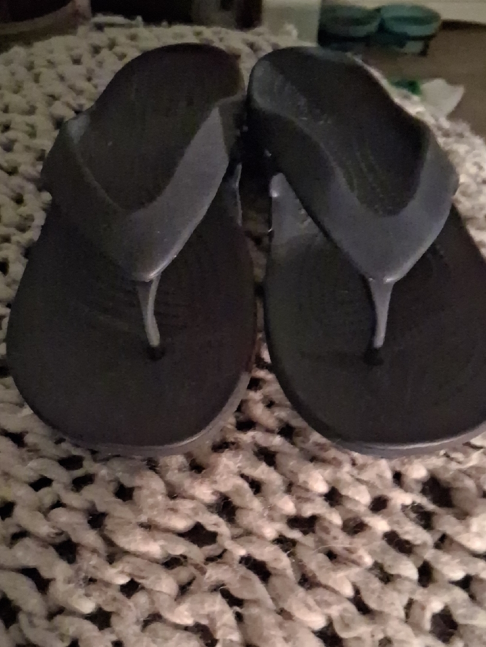 CROCS Women's Black Flip Flop Sandals